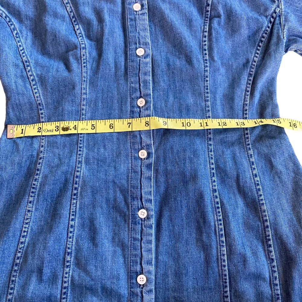 Frame Denim Blue Mini Dress - Picture 5 of 8